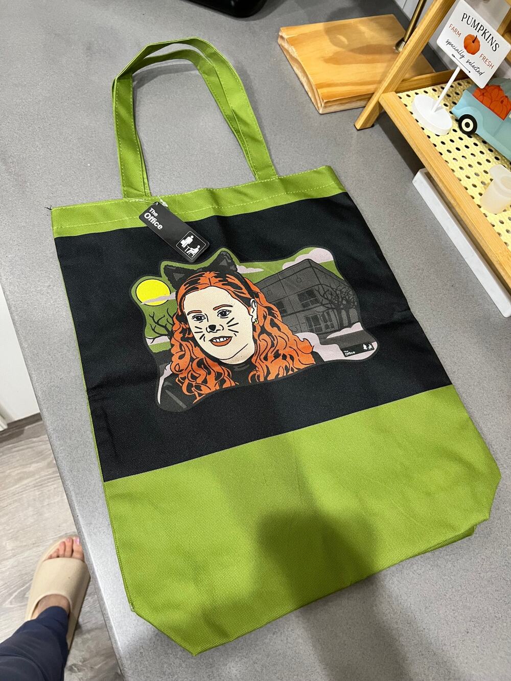 NWT The Office Halloween Pam Beesly Tote Bag by CultureFly